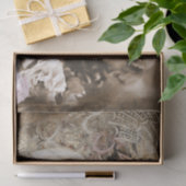 ヴィンテージの小さな女の子のティッシュペーパー 薄葉紙 (ギフト)