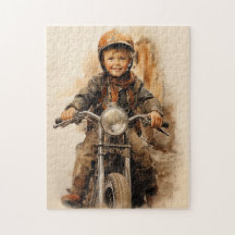 ヴィンテージの小さな男の子とモロッコ