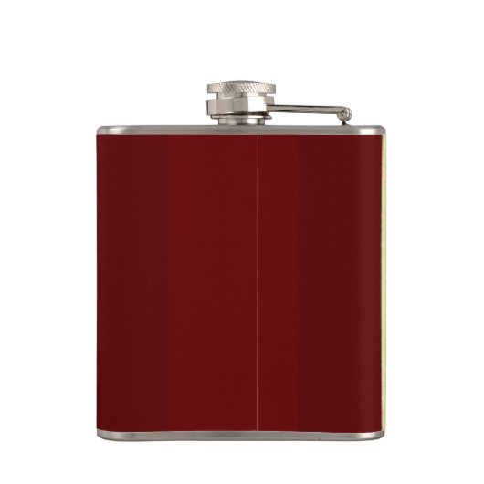 ヴィンテージの小悪魔の小妖精や小人の格言のウィスキーのラベルのスキットル フラスク (裏面)