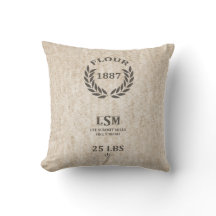 ヴィンテージの小麦粉袋