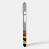 ヴィンテージの少年が懸垂をする、フィットネスとエクササイズ Case-Mate iPhoneケース (裏面 / 左)