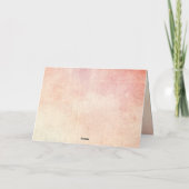 ヴィンテージの少年と少女が愛してる テキストカード カード (裏面)