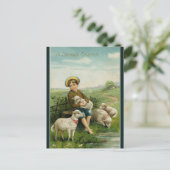 ヴィンテージの少年の復活祭 ポストカード (スタンド正面)