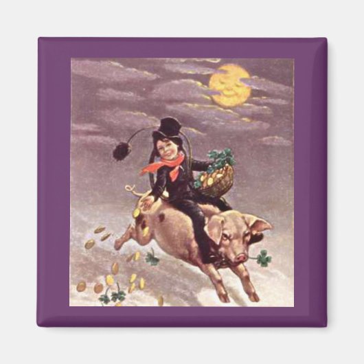 ヴィンテージの少年 マグネット (正面)