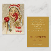 ヴィンテージの少年 名刺 (正面/裏面)