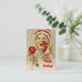 ヴィンテージの少年 名刺 (スタンド正面)