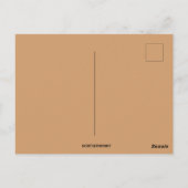 ヴィンテージの巡礼者が賛美歌を書く感謝祭 ポストカード (裏面)