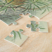 ヴィンテージの巣と鳥を見るパズル ジグソーパズル (側面)