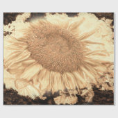 ヴィンテージの巨大なヒマ色彩の鮮やかショメ素朴ント ラッピングペーパー (フラット)