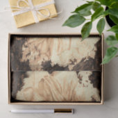 ヴィンテージの巨大なヒマ色彩の鮮やかショメ素朴ント 薄葉紙 (ギフト)