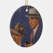 ヴィンテージの帽子 セラミックオーナメント (右)