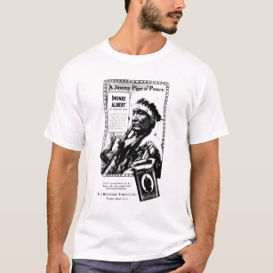 ヴィンテージの平和パイプ喫煙者の広告、 Tシャツ