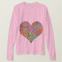 ヴィンテージの平和愛ハート