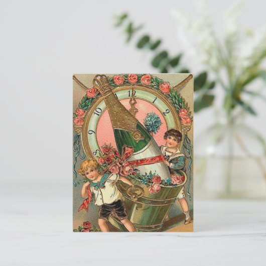 ヴィンテージの年賀状 シーズンポストカード (スタンド正面)