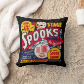 ヴィンテージの幽霊ショーポスター芸術の枕 クッション (ブランケット)