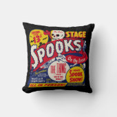 ヴィンテージの幽霊ショーポスター芸術の枕 クッション (正面)