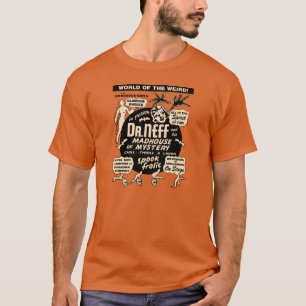 ヴィンテージの幽霊ショーポスター-ミステリーの精神病院 Tシャツ