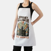 ヴィンテージの幽霊プリントのハロウィンTシャツ お化け屋敷 エプロン (インサイチュ)