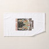 ヴィンテージの幽霊PのハロウィンTシャツ ハンドタオル (ハンドタオル)