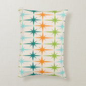 ヴィンテージの幾何学的なスターバストのアクセントの枕 アクセントクッション (裏面(縦))