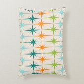 ヴィンテージの幾何学的なスターバストのアクセントの枕 アクセントクッション (正面(垂直))