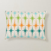 ヴィンテージの幾何学的なスターバストのアクセントの枕 アクセントクッション (裏面)