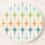 ヴィンテージの幾何学的なスターバストの砂岩コースター コースター<br><div class="desc">ヴィンテージ。 Geometrics。 スターバスト。 のそれらの単語愛すれば、このレトロのヴィンテージの幾何学的なスターバストの砂岩コースターはあなたのためです。 この世紀半ばのモダンな設計特微ターコイズ、ライムグリーン、オレンジおよびティール（緑がかった色）のスターバストの列のクリーム色の背景。 このモダンなデザインは奇妙で小さいタマネギのレトロの原子移動式パターンおよびレトロの格子およびスターバストプロダクトと美しく組み合わせます。 このおもしろいパターンとの安っぽいの信じられないほど取り戻して下さい。 先に行って下さい; スターバストのために達して下さい!</div>