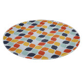 ヴィンテージの幾何学的なパターン カッティングボード (角)