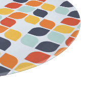 ヴィンテージの幾何学的なパターン カッティングボード (角)