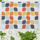 ヴィンテージの幾何学的なパターン キッチンタオル (折り畳み)