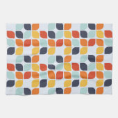 ヴィンテージの幾何学的なパターン キッチンタオル (横)