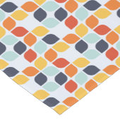 ヴィンテージの幾何学的なパターン ショートテーブルランナー (コーナー)