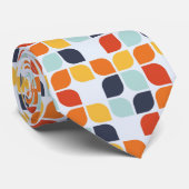 ヴィンテージの幾何学的なパターン ネクタイ (ロール)