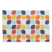 ヴィンテージの幾何学的なパターン 枕カバー (裏面-右)