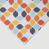 ヴィンテージの幾何学的なパターン 薄葉紙 (詳細)