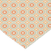ヴィンテージの幾何学的な円パターン テーブルクロス (アングル)