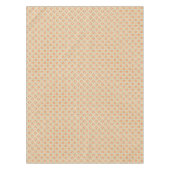 ヴィンテージの幾何学的な円パターン テーブルクロス (正面)