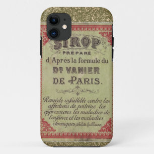 ヴィンテージの広告のフランス人DeパリのiPhone 5カバー iPhone 11 ケース