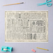 ヴィンテージの広告ページ 薄葉紙 (クラフト)