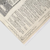 ヴィンテージの広告ページ 薄葉紙 (詳細)
