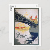 ヴィンテージの広告ポスター郵便はがき ポストカード (正面/裏面)