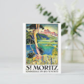 ヴィンテージの広告ポスター郵便はがき ポストカード (スタンド正面)