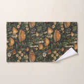 ヴィンテージの庭のシームレスなパターン バスタオルセット (ハンドタオル)