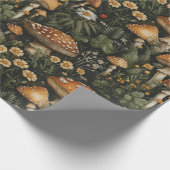 ヴィンテージの庭のシームレスなパターン ラッピングペーパー (角)