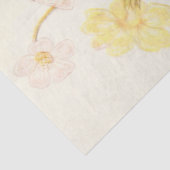ヴィンテージの庭の花束のティッシュペーパー 薄葉紙 (詳細)