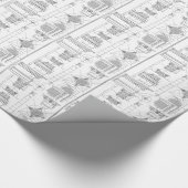 ヴィンテージの建築 ラッピングペーパー (角)