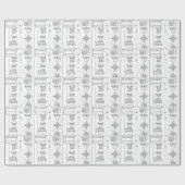 ヴィンテージの建築 ラッピングペーパー (フラット)