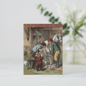 ヴィンテージの引くこと: 蹄鉄のスミス ポストカード (スタンド正面)