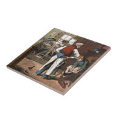 ヴィンテージの引くこと: 靴屋 タイル (側面)