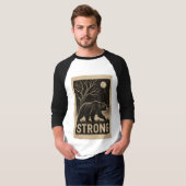 ヴィンテージの強度 Tシャツ (正面フル)